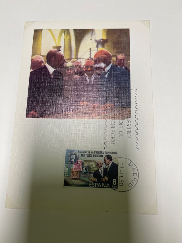 Francobollo 50° Anniversario Esposizione Filatelica Nazionale