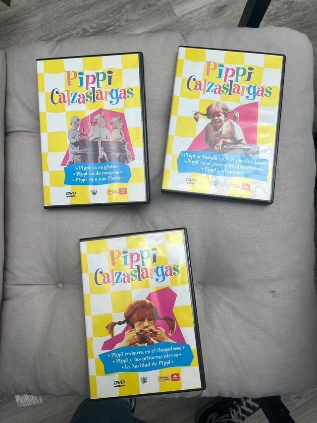 Pack 3 DVDs Pippi Calzaslargas