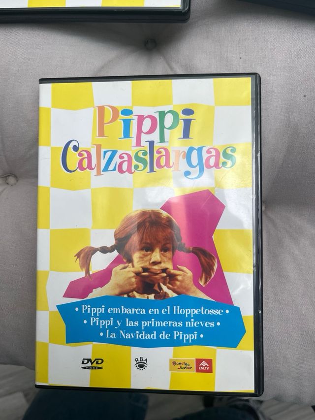 Pack 3 DVDs Pippi Calzaslargas