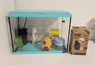 Acuario 30L con accesorios