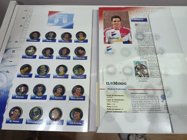 Lote de pines Tour '95 El Mundo