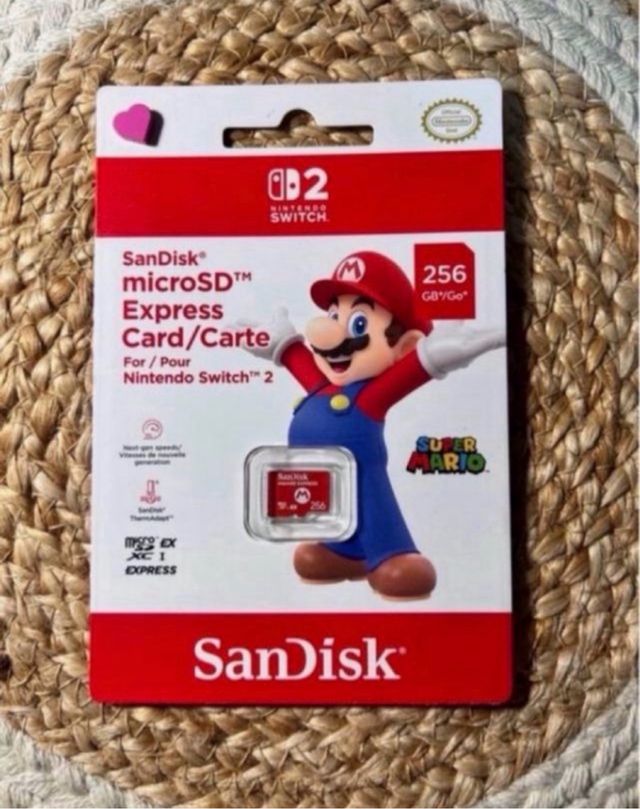 (NUEVO) Tarjeta Micro SD Express Nintendo 256 GB