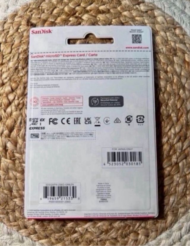 (NUEVO) Tarjeta Micro SD Express Nintendo 256 GB