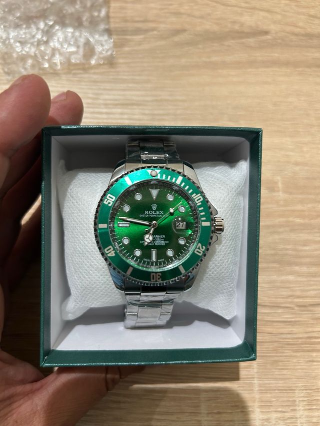 Reloj  Acero Esfera Verde