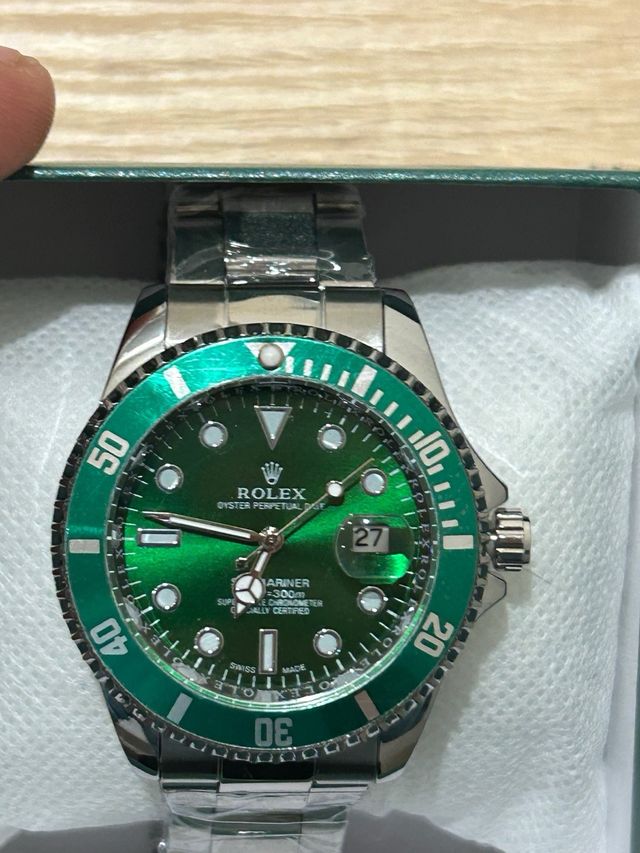 Reloj  Acero Esfera Verde