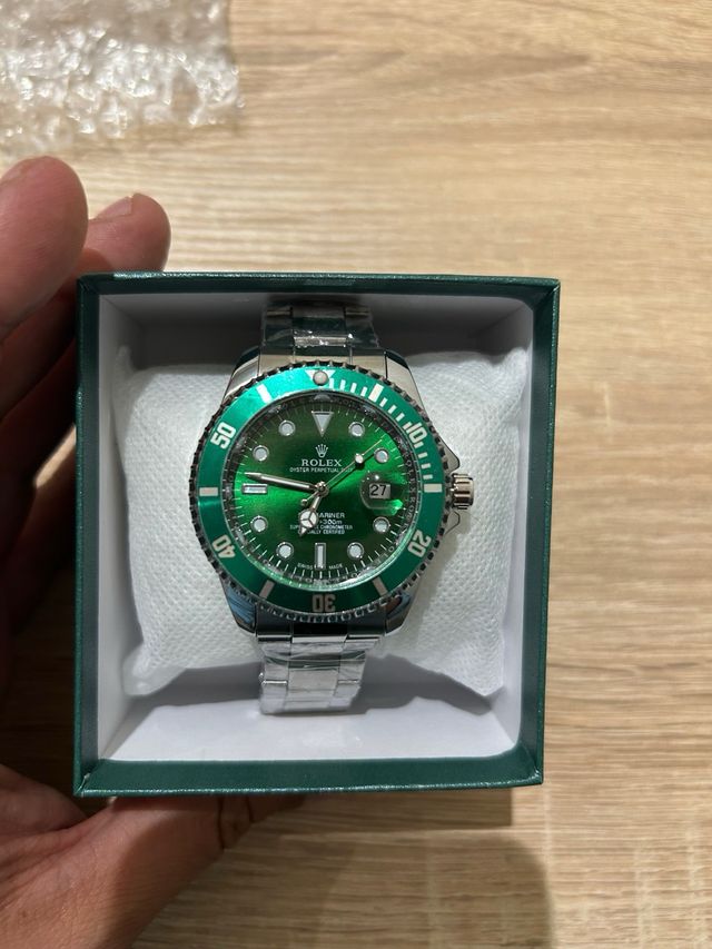 Reloj  Acero Esfera Verde