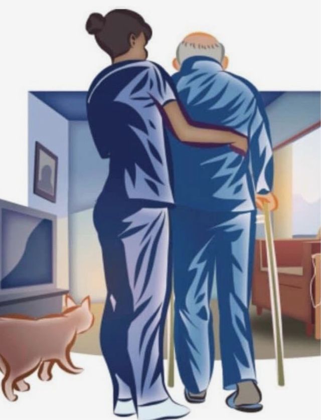 Cuidadora de personas en situación de dependencia