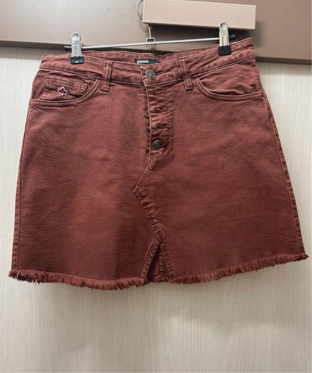 Falda color teja Noon