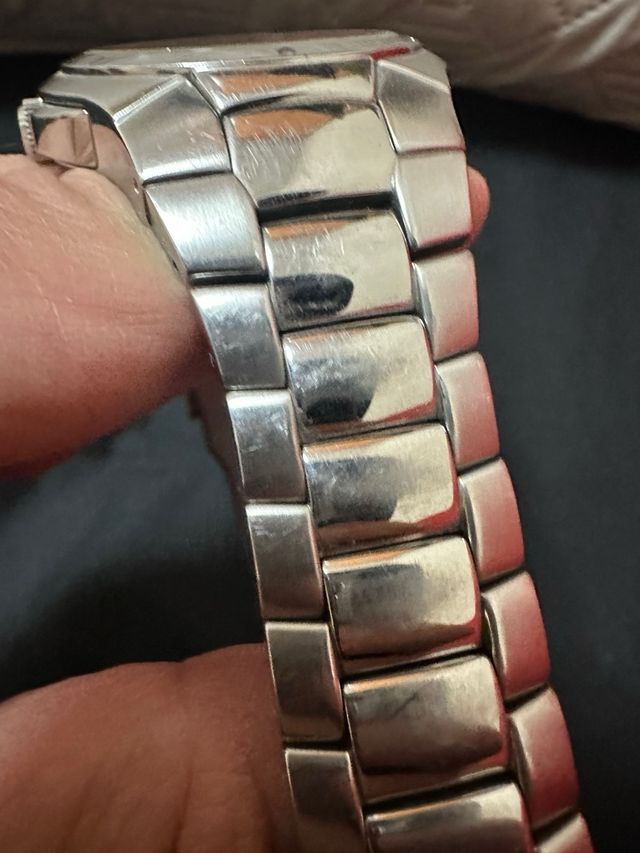 Reloj Lotus Cronógrafo Rojo y Plateado