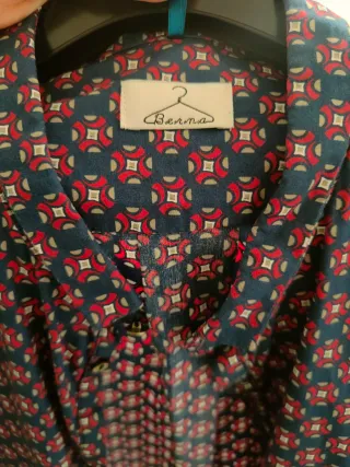 Camicia Berna uomo fantasia geometrica