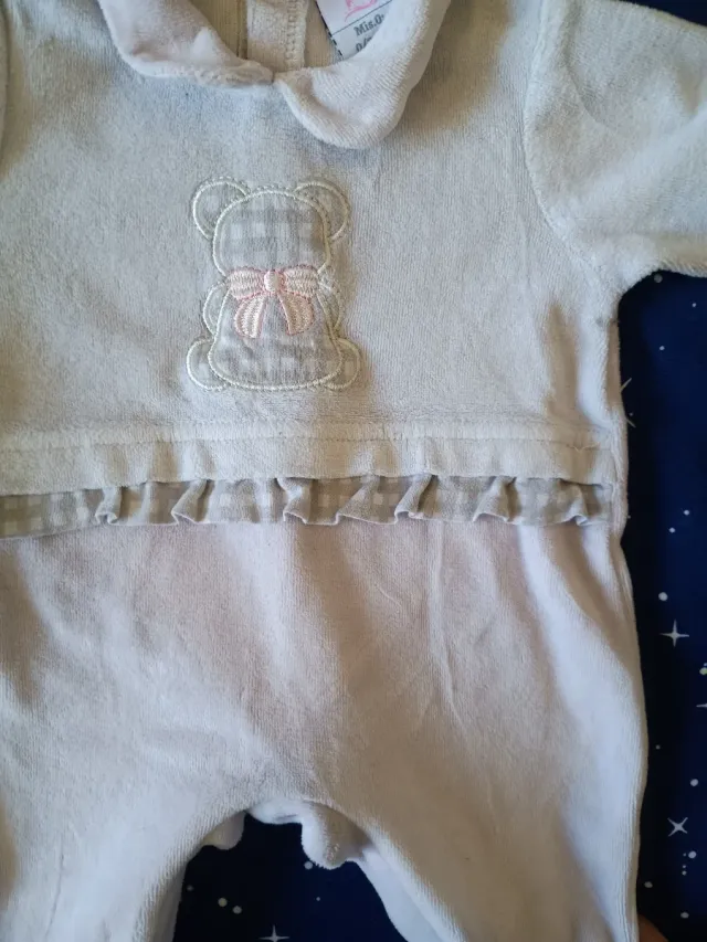 Tutine neonata 50 cm, set 4 pezzi