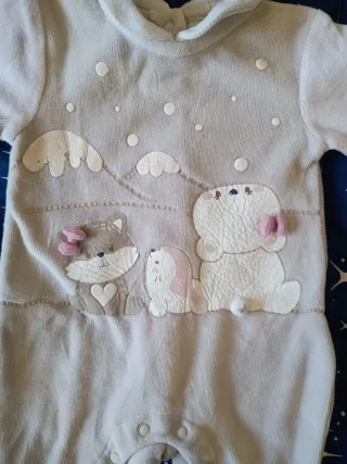 Tutine neonata 50 cm, set 4 pezzi