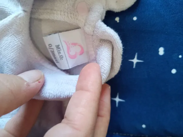 Tutine neonata 50 cm, set 4 pezzi