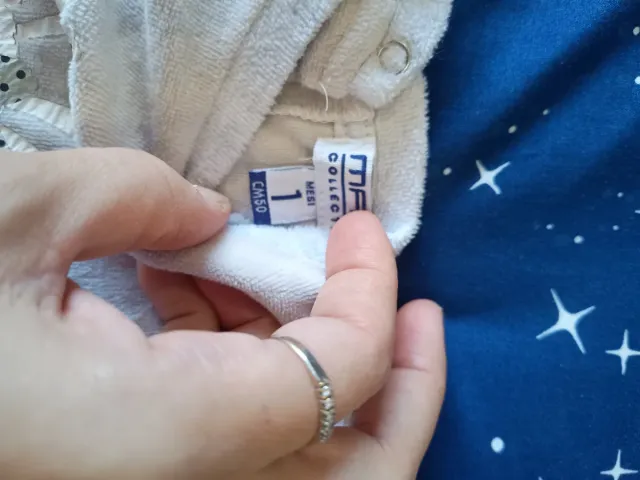 Tutine neonata 50 cm, set 4 pezzi