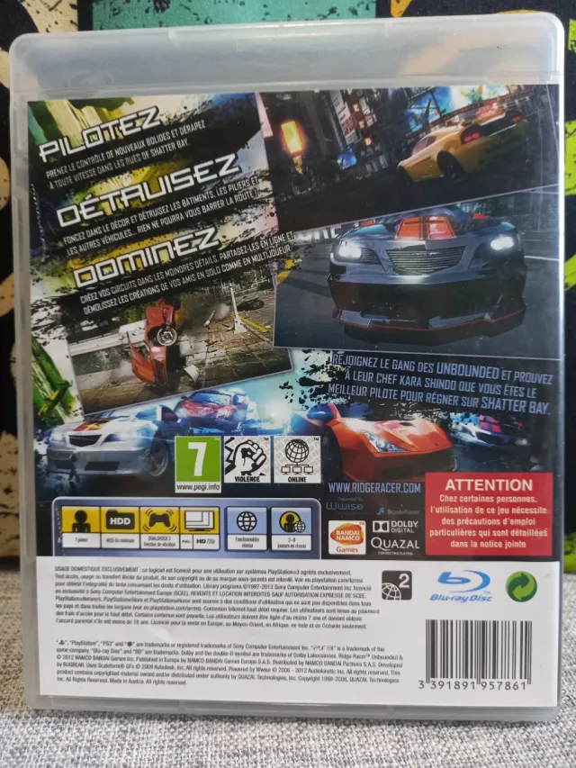 Ridge Racer Unbounded PS3 Edición Limitada