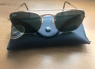 Gafas de Sol Ray-Ban Caravan Dorado y Negro