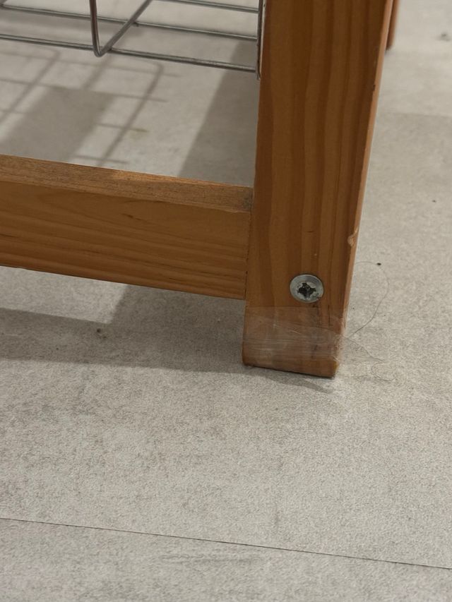 Mueble Frutero Madera y Porcelana