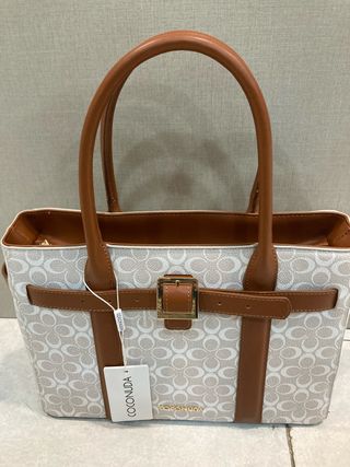 Borsa COCONUDA Beige/Marrone con Logo