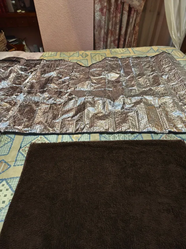 Tapete de banheiro e guarda-sol para carro