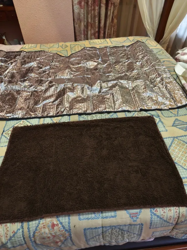 Tapete de banheiro e guarda-sol para carro