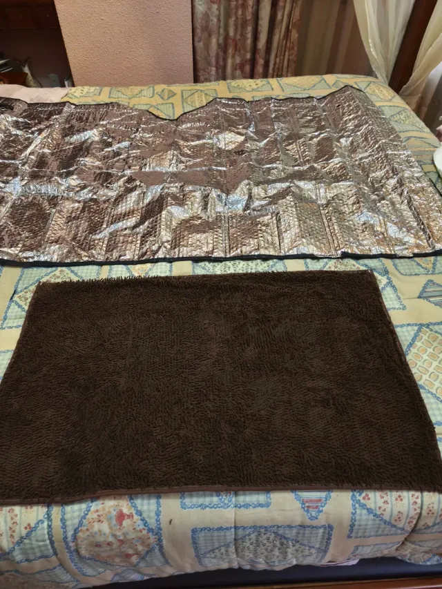 Tapete de banheiro e guarda-sol para carro