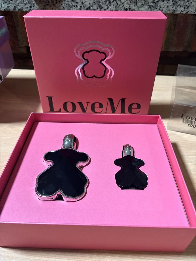 Set TOUS Love Me Fucsia Perfume Negro