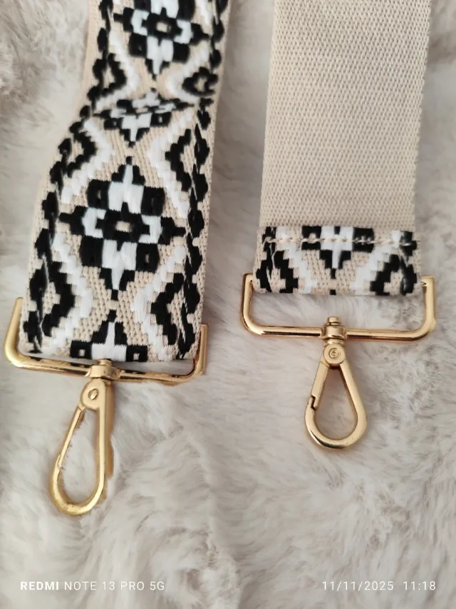 Correa de bolso geométrica