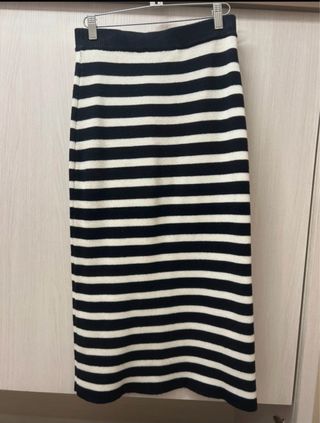 Falda tubo de rayas
