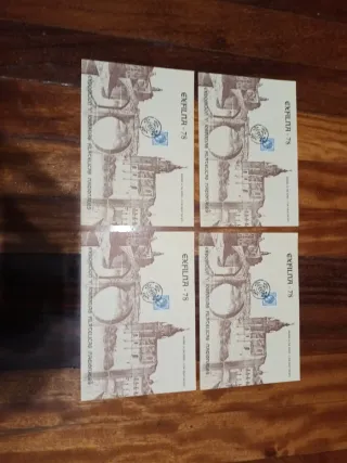 Hoja Conmemorativa Día del Sello 1978 Exfilma-78