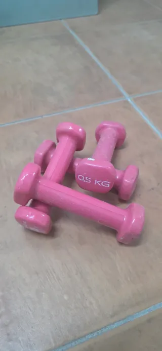 Mancuernas 0,5kg Rosas (2 unidades)