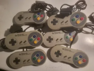 Lote 6 mandos Super Famicom Nintendo