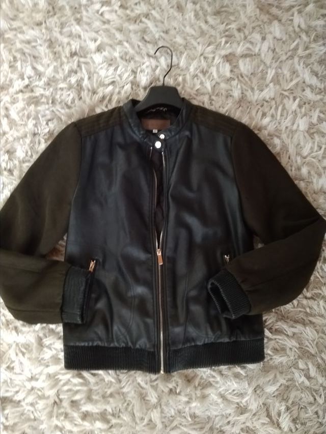 Cazadora polipiel y ante T.42