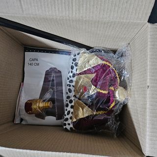 Capa Rey Mago Lujo Burdeos 140cm | Gorro y Bastón