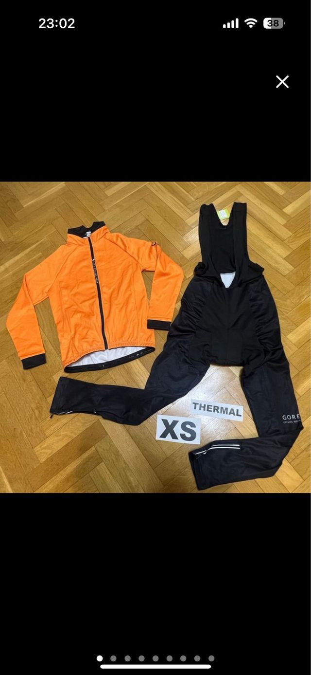 Maillot y culote ciclismo GORE THERMAL XS