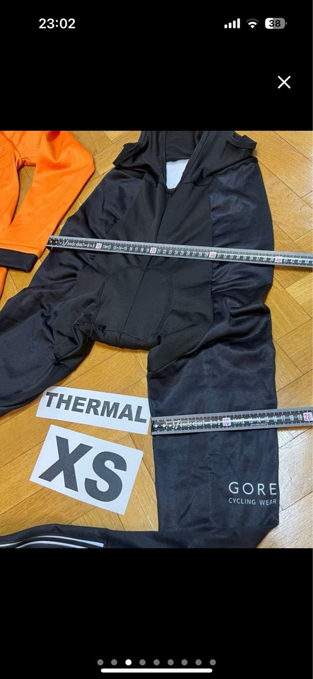 Maillot y culote ciclismo GORE THERMAL XS