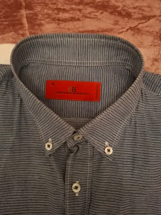 Camisa Carolina Herrera Rayas Talla 16