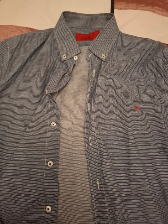 Camisa Carolina Herrera Rayas Talla 16