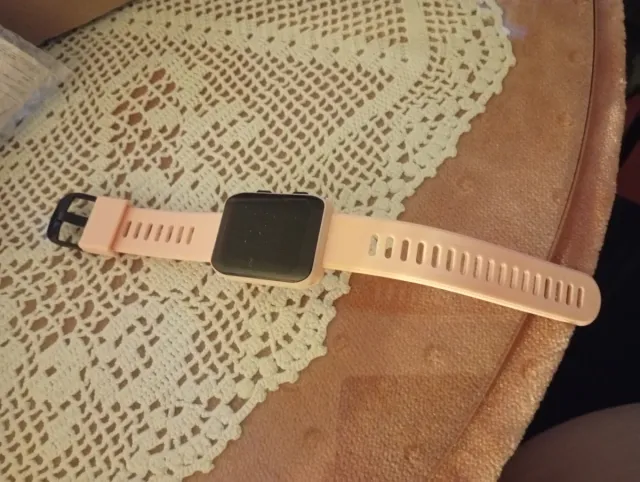 Reloj Smartwatch Rosa y Negro