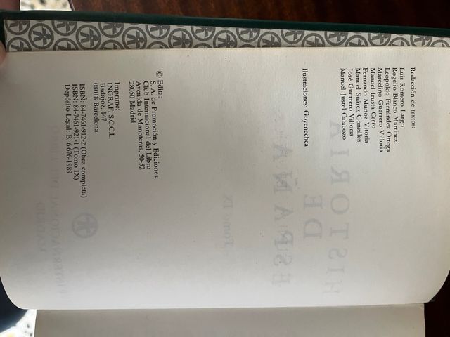 Colección libros Historia de España