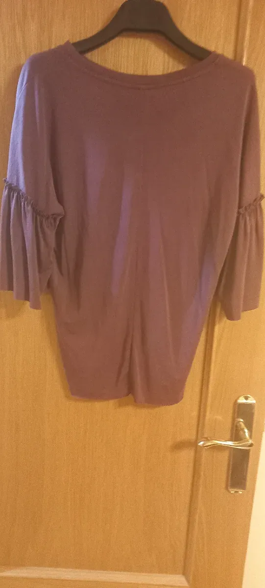 Blusa Stradivarius Morada Talla S