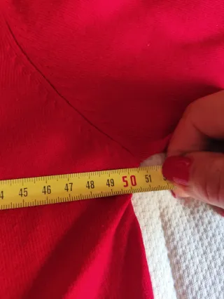 Chaqueta de lana roja