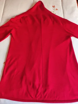 Chaqueta de lana roja