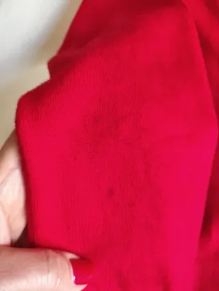 Chaqueta de lana roja