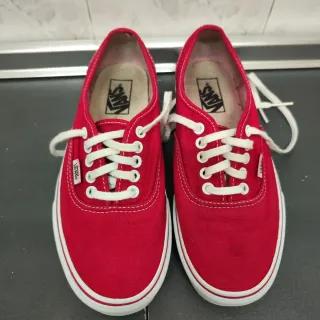 Zapatillas Vans Rojas