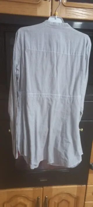 Blusa Rayas Azul y Blanco