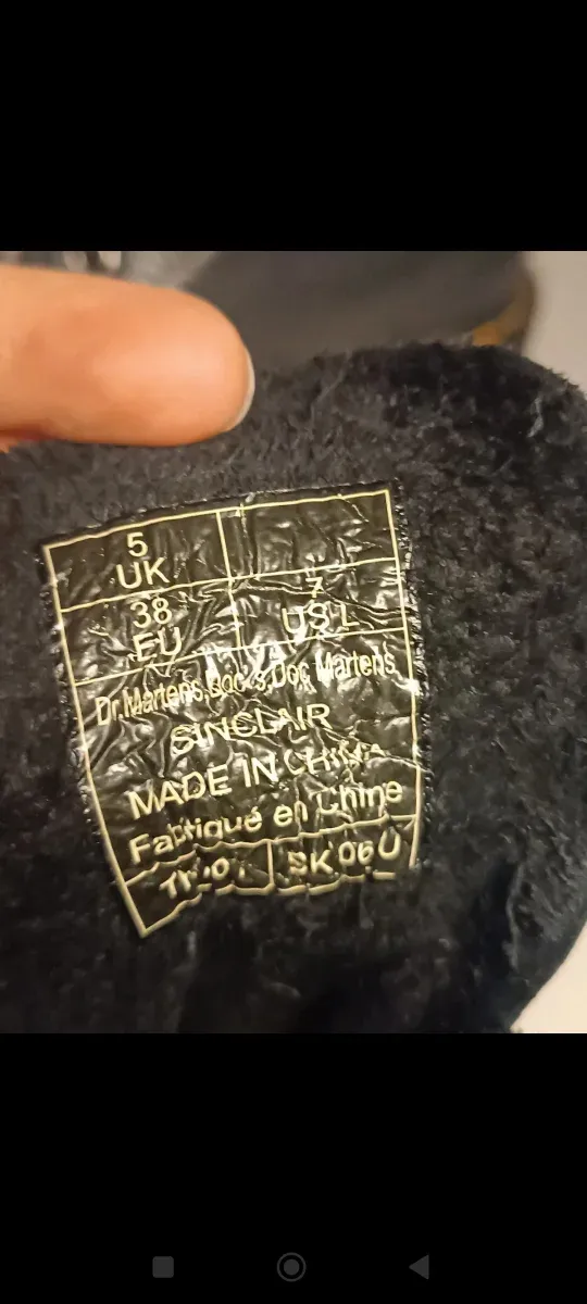 Botas Dr. Martens Sinclair Milled Nappa