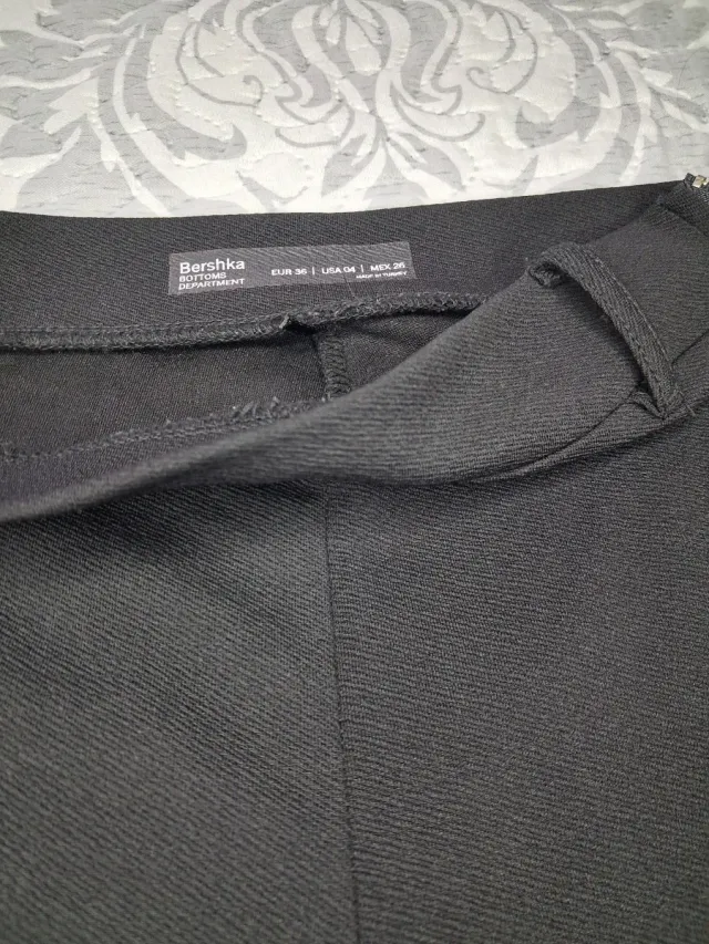 Pantalones campana negros