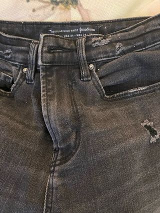 Pantalón vaquero Stradivarius gris talla XS