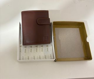 Cartera monedero Anna & Robert marrón