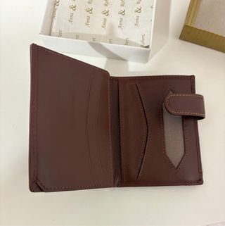 Cartera monedero Anna & Robert marrón